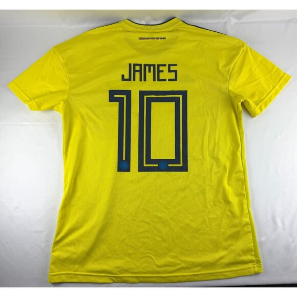 James 10 COLOMBIA 2018 2019 HOME FOOTBALL SHIRT SOCCER JERSEY ADIDAS XL - Picture 2 of 6